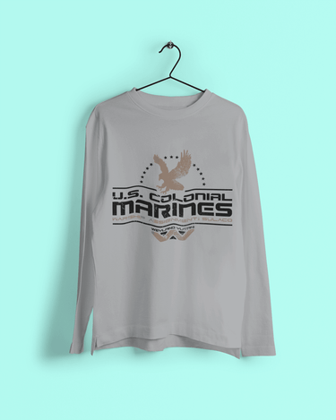 US Colonial Marines Eagle Logo Long Sleeve Top 8Ball